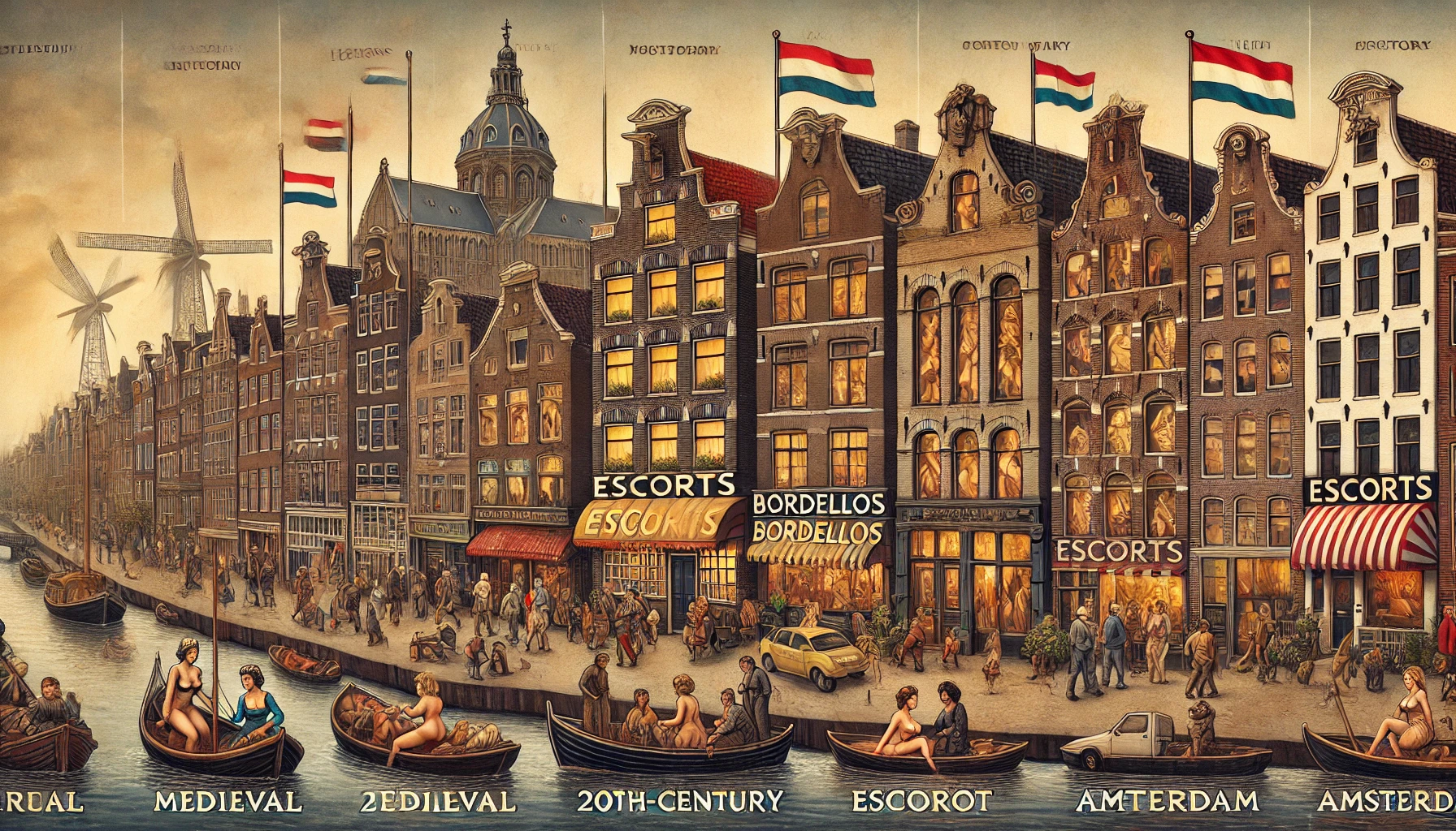 Geschiedenis escort Nederland